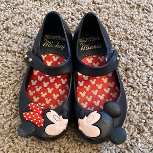 Mini Melissa Minnie shoes.